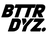 BTTR DYZ Black Text Logo